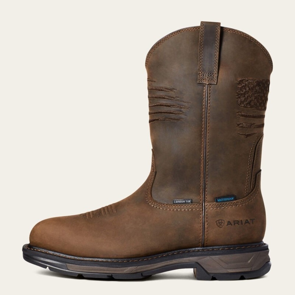 Ariat® (Men's 11 WIDE) WorkHog™ XT Patriot Waterproof Carbon Toe Work Boot